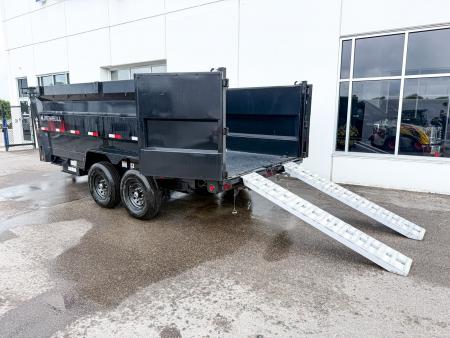 New DTB 83X16 14.9K HIGH SIDE DUMP TRAILER - BLACK