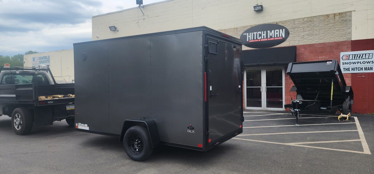 New 6 x 12 LOOK ST DLX Cargo Trailer Blackout Package 3k