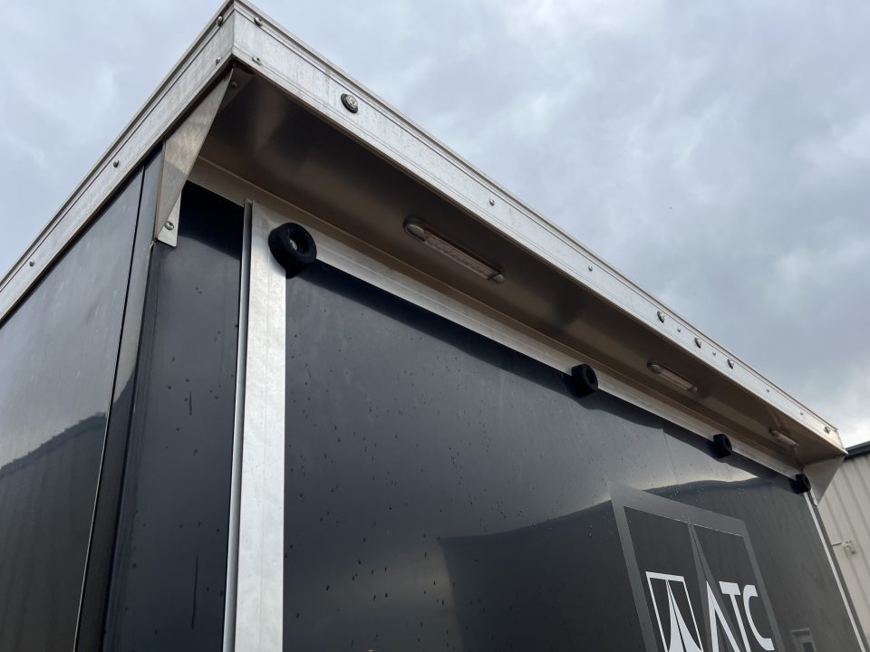 Used 2023 ATC Raven 101x20 Aluminum Enclosed Carhauler Trailer