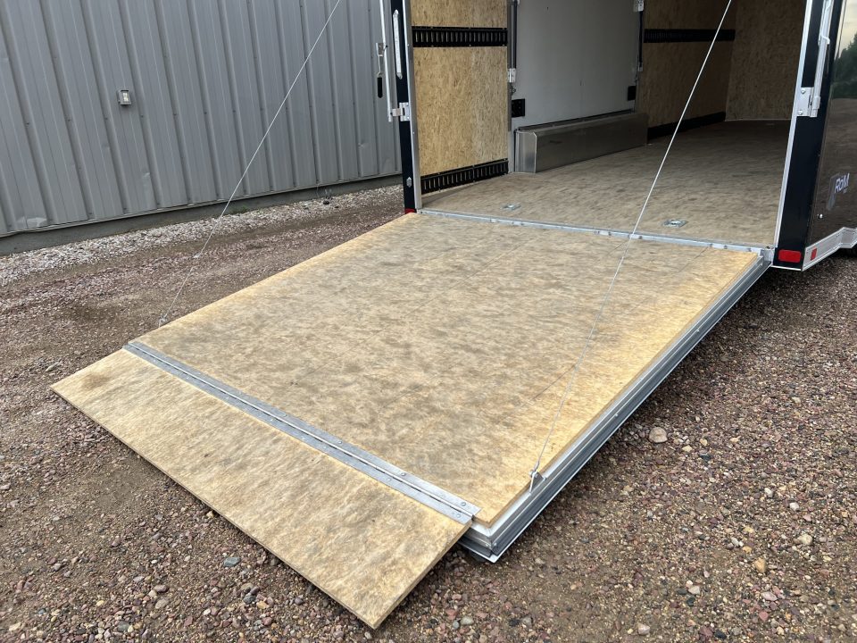 Used 2023 ATC Raven 101x20 Aluminum Enclosed Carhauler Trailer