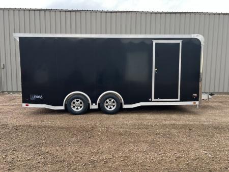 Used 2023 ATC Raven 101x20 Aluminum Enclosed Carhauler Trailer