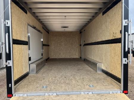 Used 2023 ATC Raven 101x20 Aluminum Enclosed Carhauler Trailer