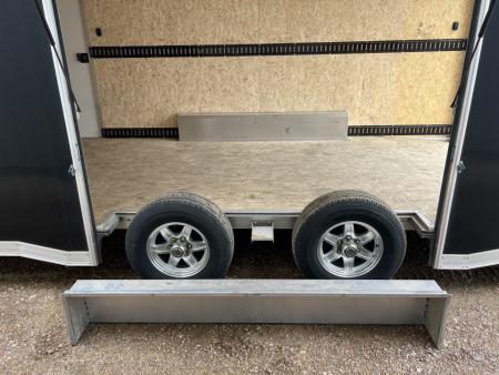 Used 2023 ATC Raven 101x20 Aluminum Enclosed Carhauler Trailer