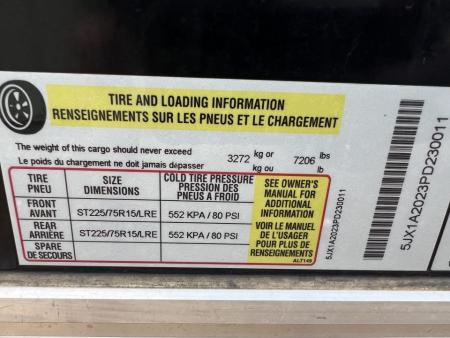 Used 2023 ATC Raven 101x20 Aluminum Enclosed Carhauler Trailer