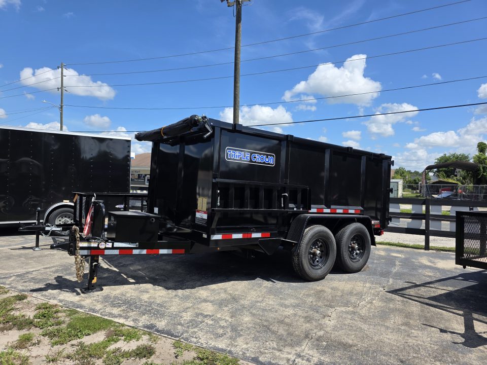 New 2026 Triple Crown Trailers 7X16HD 4'H 16K Dump Trailer
