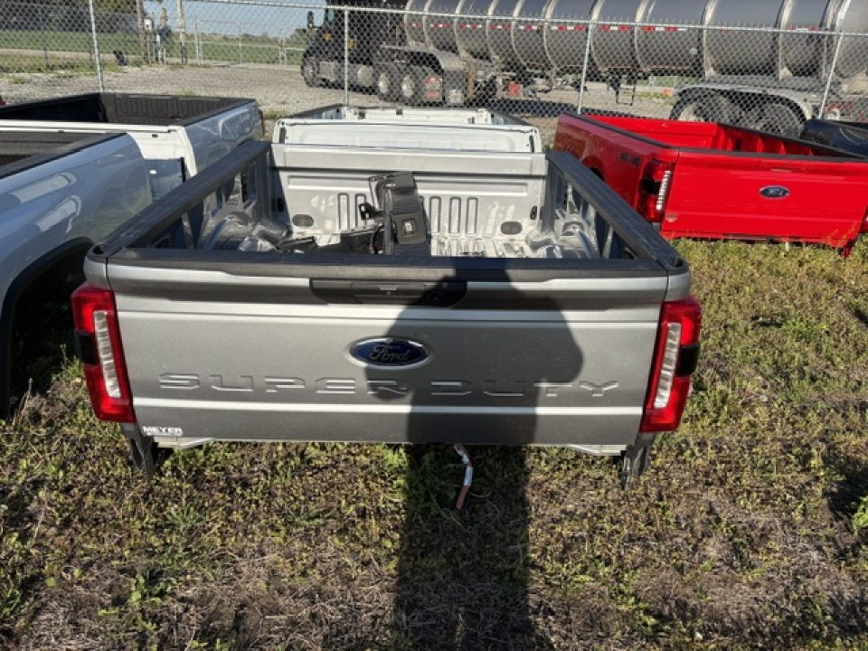 Used 2026 Ford Short Bed Pickup Box Ford Silver Truck Bed