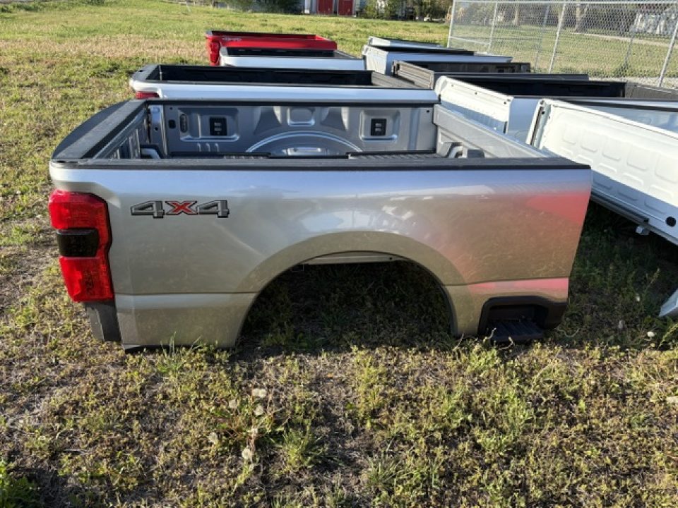 Used 2026 Ford Short Bed Pickup Box Ford Silver Truck Bed