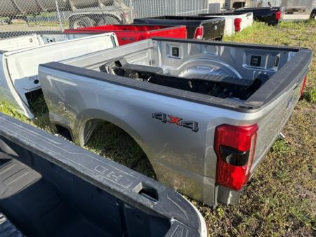 Used 2026 Ford Short Bed Pickup Box Ford Silver Truck Bed