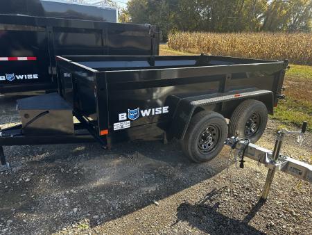 New 2027 BWISE 6x10 Dump with Ramps Barn doors