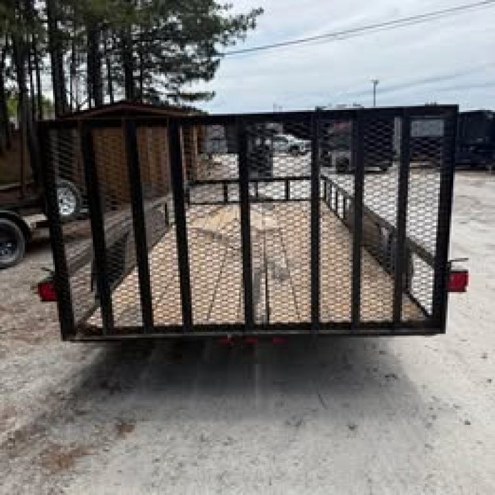 Used USED 2024 BYE RITE 7X16 TANDEM UTILITY TRAILER