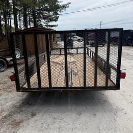 Used USED 2024 BYE RITE 7X16 TANDEM UTILITY TRAILER