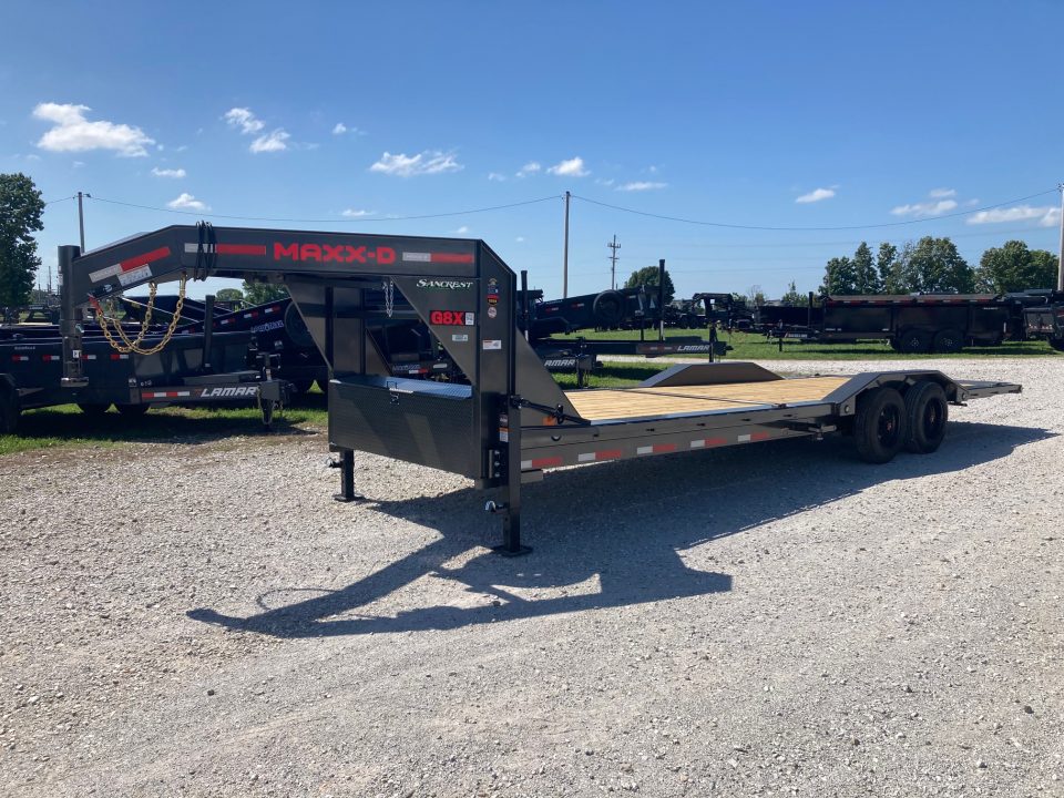 New 2027 MAXX-D 102x26 TANDEM 18K GN TILT W/ 16' TILT DECK, 10' STATIONARY DECK & DRIVE OVER FENDERS Tilt Trailer