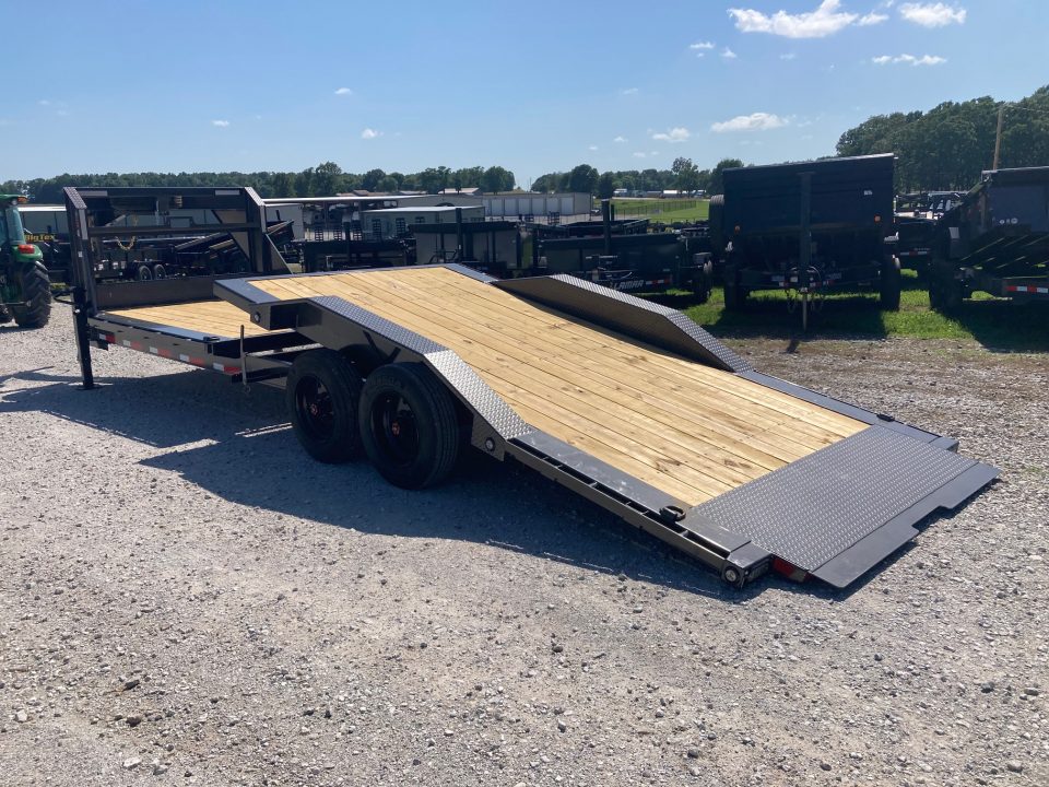 New 2027 MAXX-D 102x26 TANDEM 18K GN TILT W/ 16' TILT DECK, 10' STATIONARY DECK & DRIVE OVER FENDERS Tilt Trailer