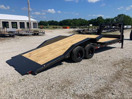 New 2027 MAXX-D 102x26 TANDEM 18K GN TILT W/ 16' TILT DECK, 10' STATIONARY DECK & DRIVE OVER FENDERS Tilt Trailer