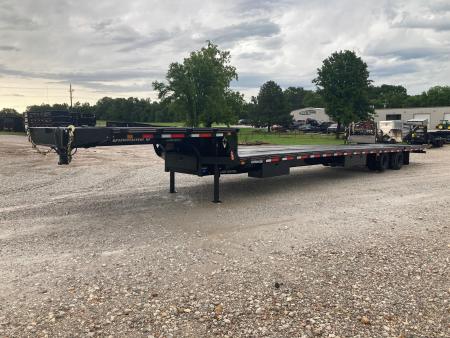 New 2025 Diamond C Trailers 102X53 TANDEM 40K STEPDECK W/ HYDROJACKS, AIR RIDE/FRONT LIFT AXLE, 60  SPREAD & DISC BRAKES Flatbed Trailer