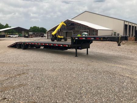 New 2025 Diamond C Trailers 102X53 TANDEM 40K STEPDECK W/ HYDROJACKS, AIR RIDE/FRONT LIFT AXLE, 60" SPREAD & DISC BRAKES Flatbed Trailer