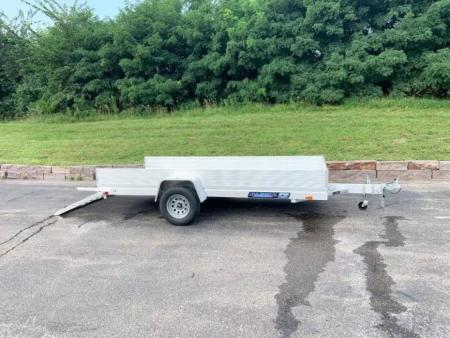 New Aluma 6812H ESA Open Utility Trailer w/Full Rear Ramp
