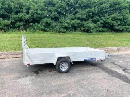 New Aluma 6812H ESA Open Utility Trailer w/Full Rear Ramp