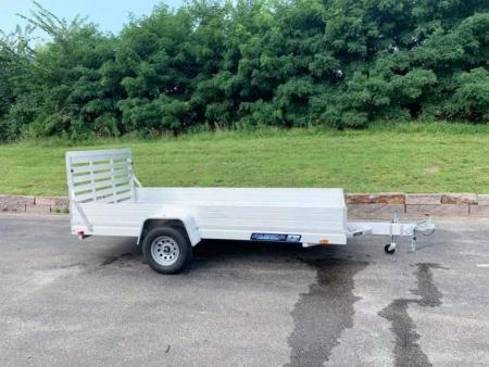 New Aluma 6812H ESA Open Utility Trailer w/Full Rear Ramp
