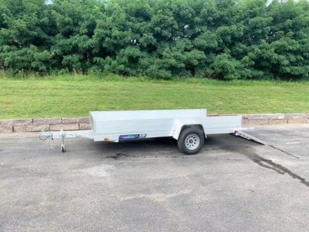 New Aluma 6812H ESA Open Utility Trailer w/Full Rear Ramp