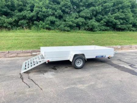 New Aluma 6812H ESA Open Utility Trailer w/Full Rear Ramp
