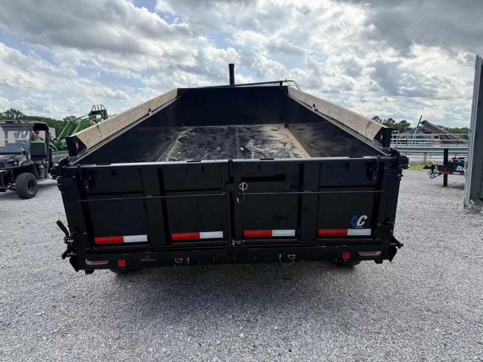 New 2025 Diamond C  LPT 82X16 gooseneck telescopic Dump Trailer long arm tarp 23k g.v.w.r.