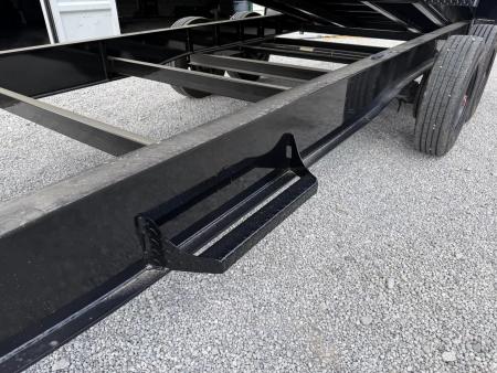 New 2025 Diamond C  LPT 82X16 gooseneck telescopic Dump Trailer long arm tarp 23k g.v.w.r.