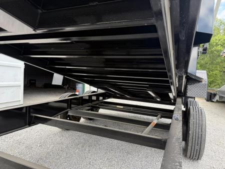 New 2025 Diamond C  LPT 82X16 gooseneck telescopic Dump Trailer long arm tarp 23k g.v.w.r.