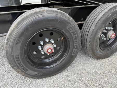 New 2025 Diamond C  LPT 82X16 gooseneck telescopic Dump Trailer long arm tarp 23k g.v.w.r.
