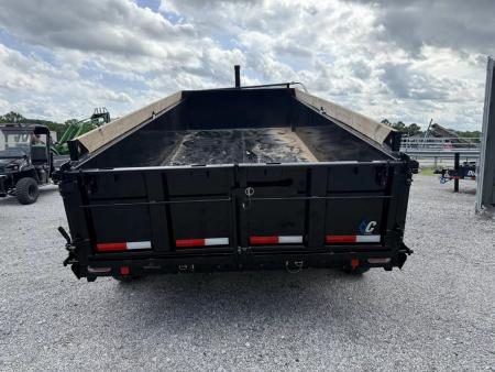 New 2025 Diamond C  LPT 82X16 gooseneck telescopic Dump Trailer long arm tarp 23k g.v.w.r.