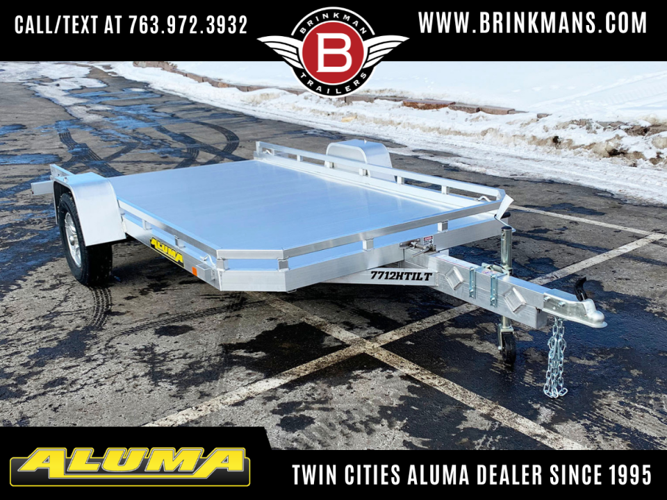 New 2027 Aluma 77X12 Utility - TILT TRAILER!