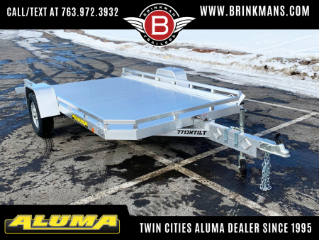 New 2027 Aluma 77X12 Utility - TILT TRAILER!