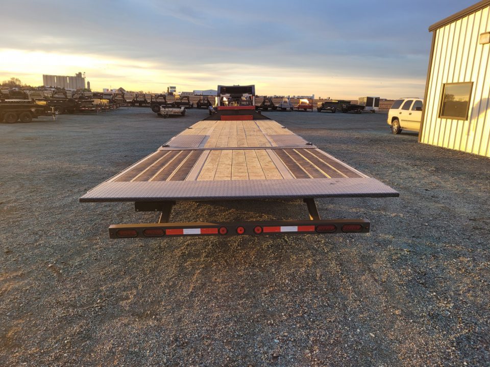 New 💥 NEW 2026 BUCKSHOT 102" X 36' GOOSENECK HYDRAULIC DOVETAIL FLATBED EQUIPMENT TRAILER 💥