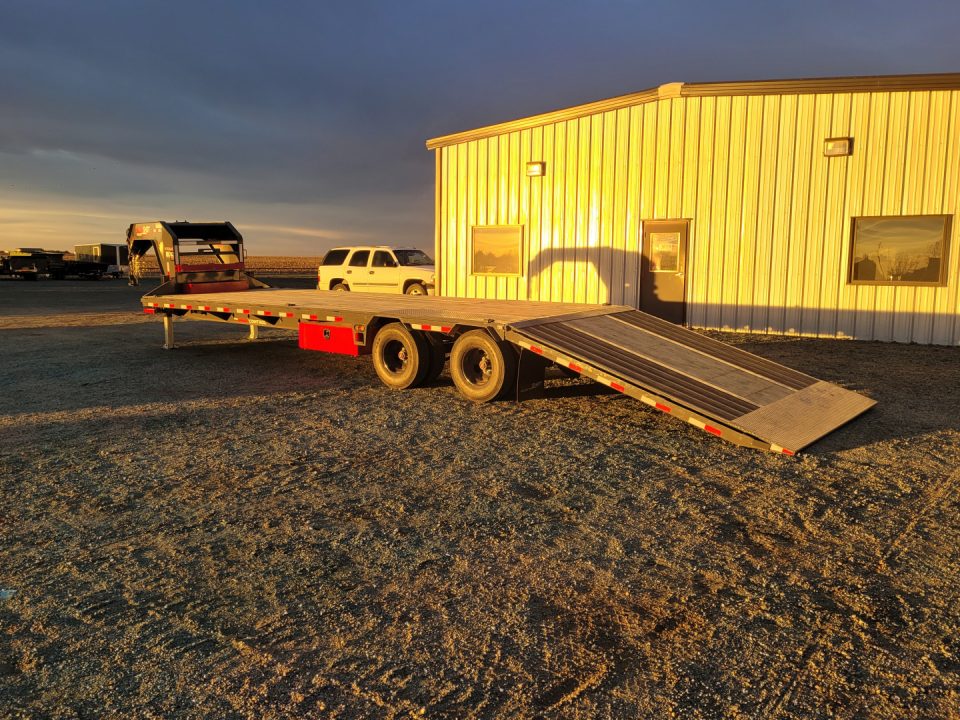 New 💥 NEW 2026 BUCKSHOT 102" X 36' GOOSENECK HYDRAULIC DOVETAIL FLATBED EQUIPMENT TRAILER 💥