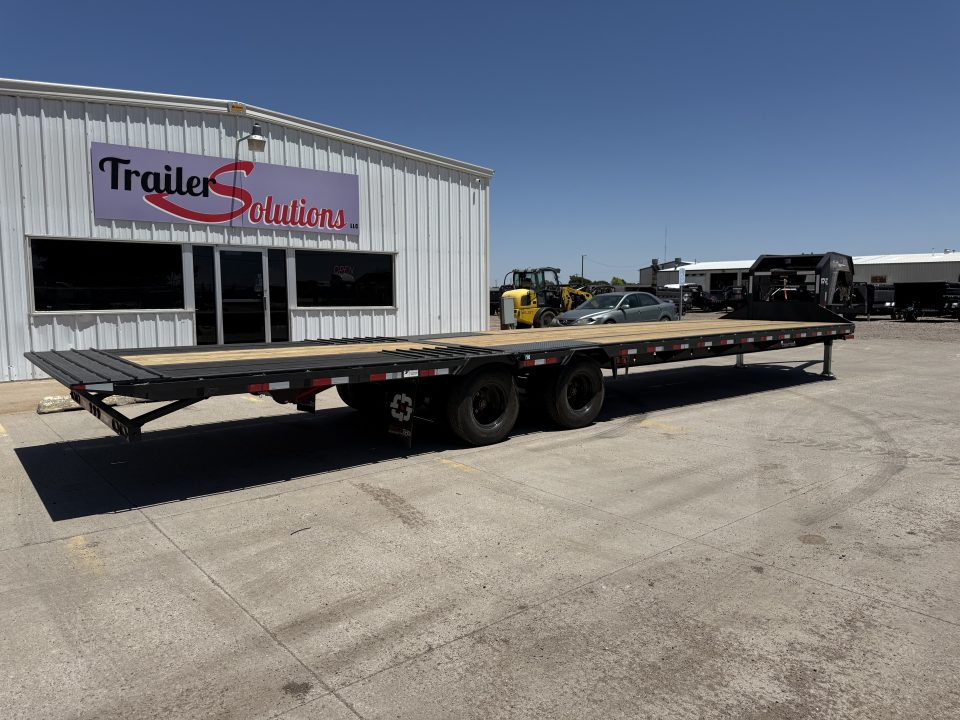 New 💥 NEW 2026 BUCKSHOT 102" X 36' GOOSENECK HYDRAULIC DOVETAIL FLATBED EQUIPMENT TRAILER 💥