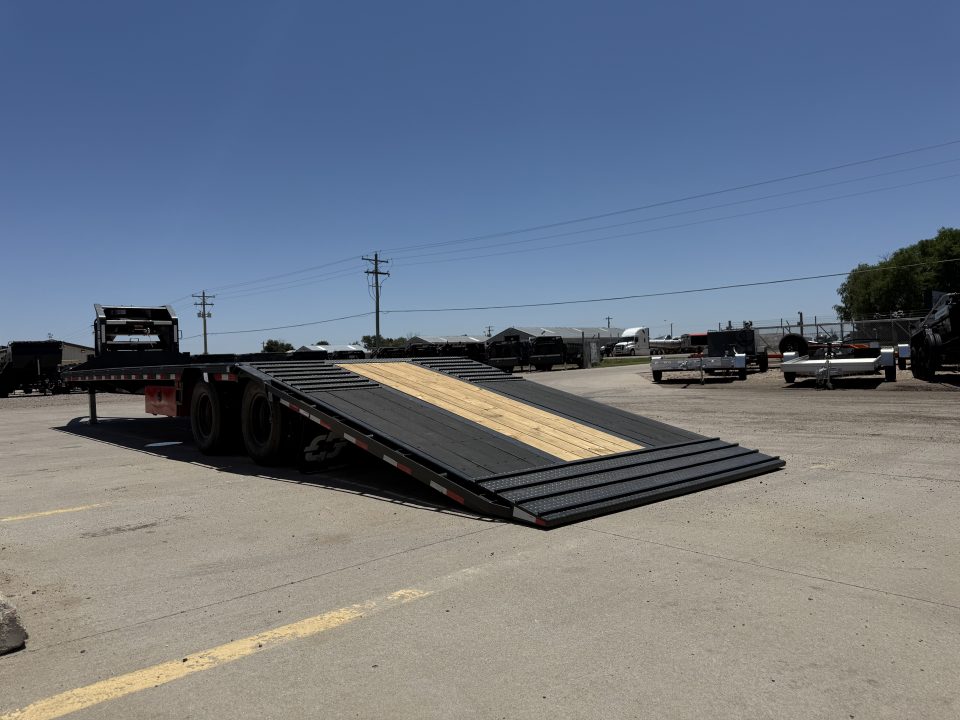 New 💥 NEW 2026 BUCKSHOT 102" X 36' GOOSENECK HYDRAULIC DOVETAIL FLATBED EQUIPMENT TRAILER 💥