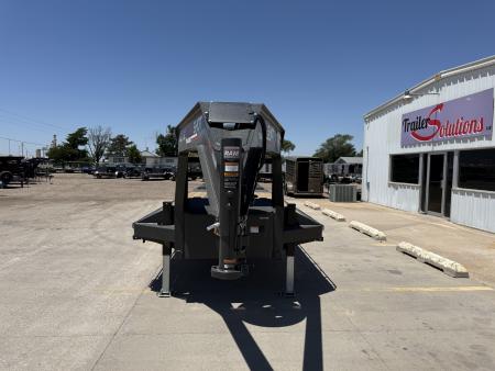 New 💥 NEW 2026 BUCKSHOT 102" X 36' GOOSENECK HYDRAULIC DOVETAIL FLATBED EQUIPMENT TRAILER 💥