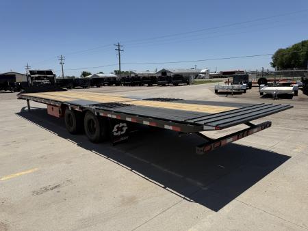 New 💥 NEW 2026 BUCKSHOT 102" X 36' GOOSENECK HYDRAULIC DOVETAIL FLATBED EQUIPMENT TRAILER 💥