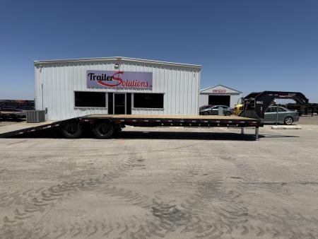 New 💥 NEW 2026 BUCKSHOT 102  X 36' GOOSENECK HYDRAULIC DOVETAIL FLATBED EQUIPMENT TRAILER 💥