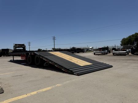 New 💥 NEW 2026 BUCKSHOT 102" X 36' GOOSENECK HYDRAULIC DOVETAIL FLATBED EQUIPMENT TRAILER 💥