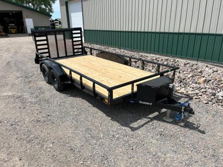 New 2026 16' Diamond C GTU235 Tandem Utility Trailer