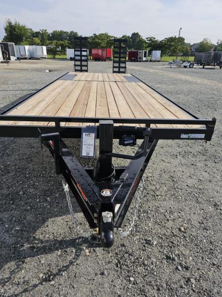 New 2026 Down 2 Earth Trailers 26ft 16K Deckover w/ Fold Up Ramps Deckover Trailer