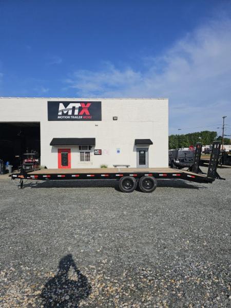 New 2026 Down 2 Earth Trailers 26ft 16K Deckover w/ Fold Up Ramps Deckover Trailer