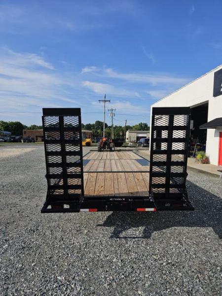 New 2026 Down 2 Earth Trailers 26ft 16K Deckover w/ Fold Up Ramps Deckover Trailer