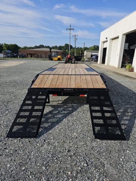 New 2026 Down 2 Earth Trailers 26ft 16K Deckover w/ Fold Up Ramps Deckover Trailer