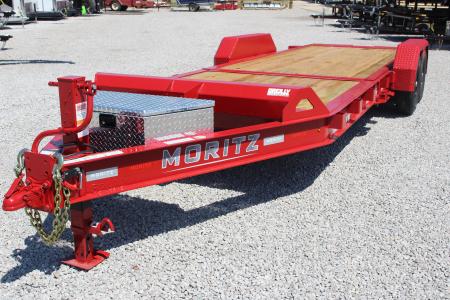 New 2026 Moritz 7' x 16' + 6' Low Pro - Gravity Tilt - Tilt Trailer - 14000# GVW
