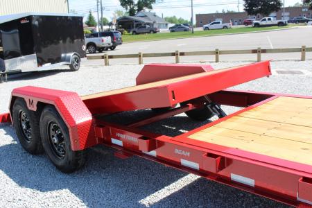 New 2026 Moritz 7' x 16' + 6' Low Pro - Gravity Tilt - Tilt Trailer - 14000# GVW