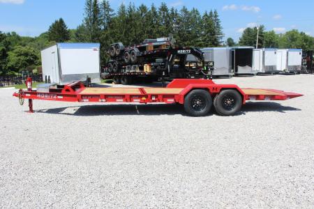 New 2026 Moritz 7' x 16' + 6' Low Pro - Gravity Tilt - Tilt Trailer - 14000# GVW