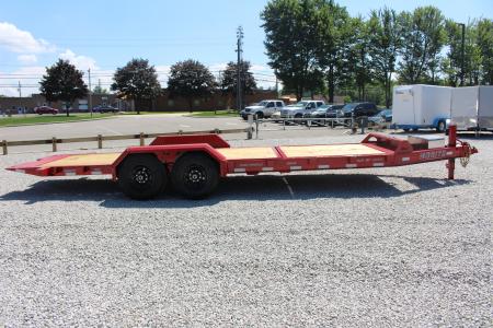 New 2026 Moritz 7' x 16' + 6' Low Pro - Gravity Tilt - Tilt Trailer - 14000# GVW