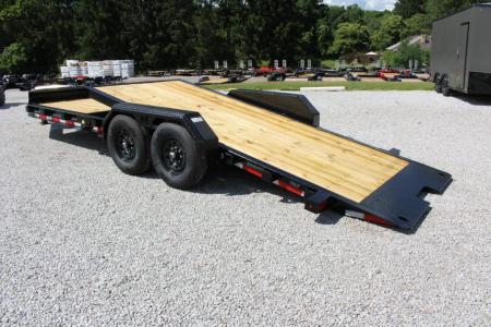 New 2026 Moritz 7' x 16' + 6' Low Pro - Gravity Tilt - Tilt Trailer - 14000# GVW